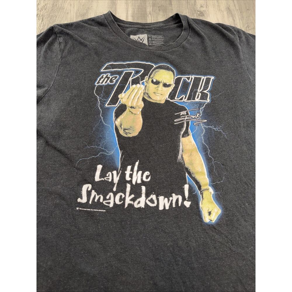 The Rock Black T-Shirt Size XL 2021